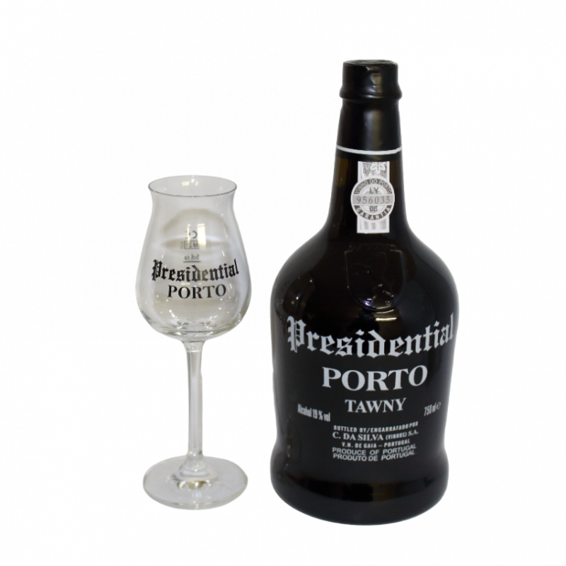 Presidential Porto Tawny Vol: 19% 750ml + Glas