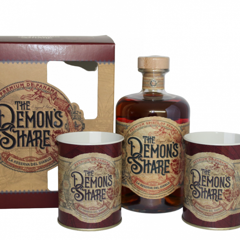 The Demon's Share 6 Jahre mit 2 Bechern 40% 700ml