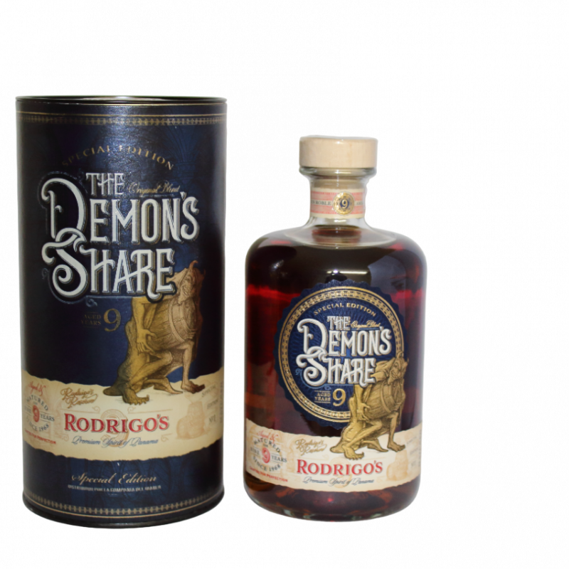 The Demon's Share 9 Jahre Rodrigos Reserve Rum 40% 700ml