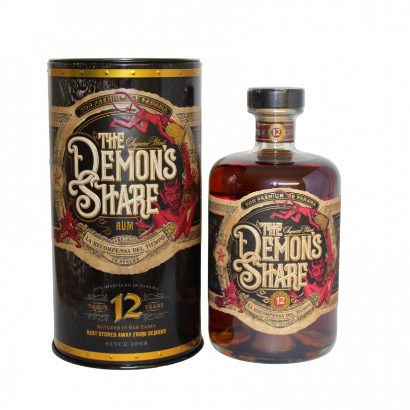 The Demon's Share 12 Jahre Rum 41% 700ml