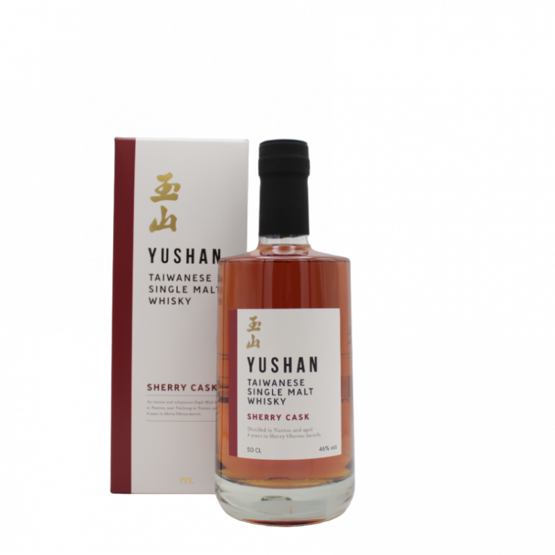 Yushan Taiwanese Single-Malt Whisky Sherry Cask Vol.: 46% 500ml