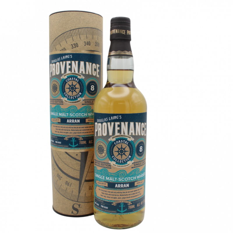 Douglas Laing Provenance Coastal Collection Arran 8 Jahre Vol.: 46% 700ml