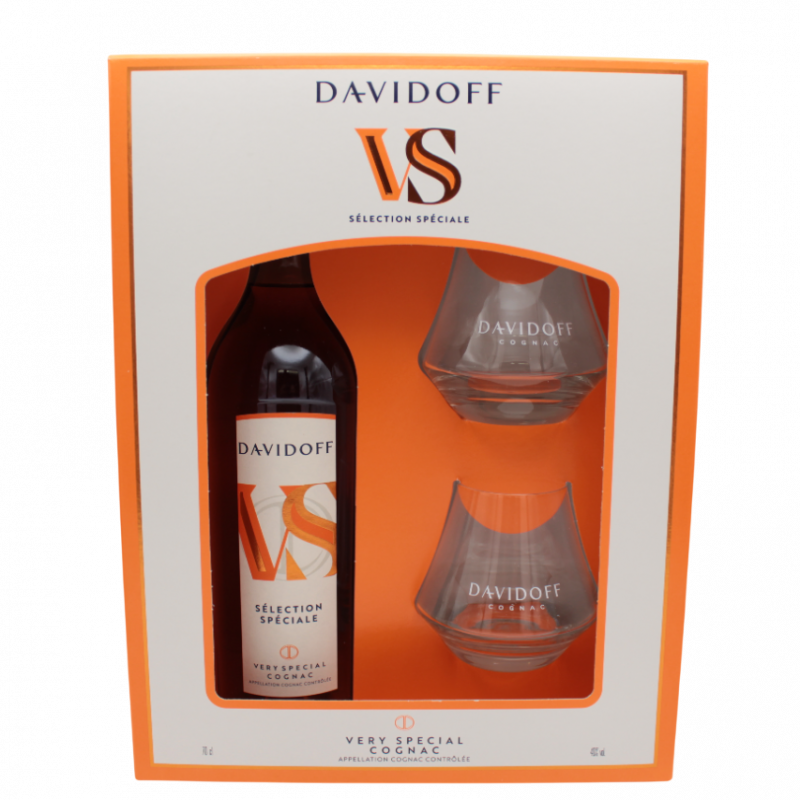 Davidoff VS Selection Speciale Vol.: 40% 700ml + 2 Gläser