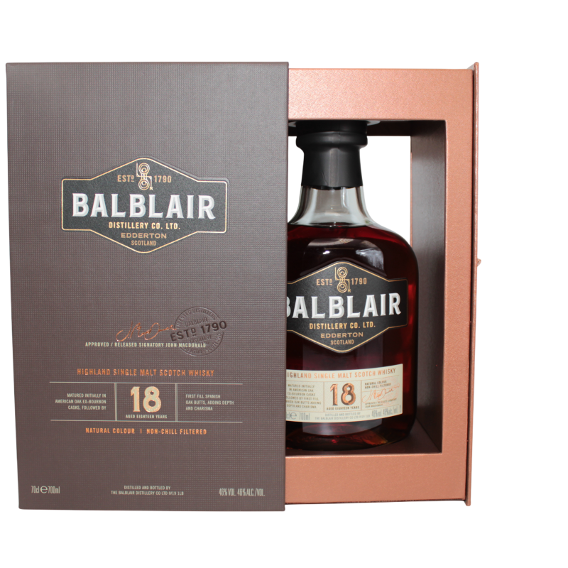 Balblair 18 Jahre Vol.: 46% 700ml