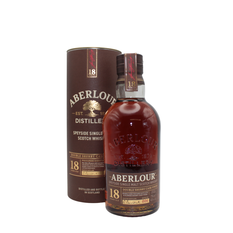 Aberlour 18 YO Double Sherry Cask Finish Single Malt Whisky Vol.: 43% 700ml